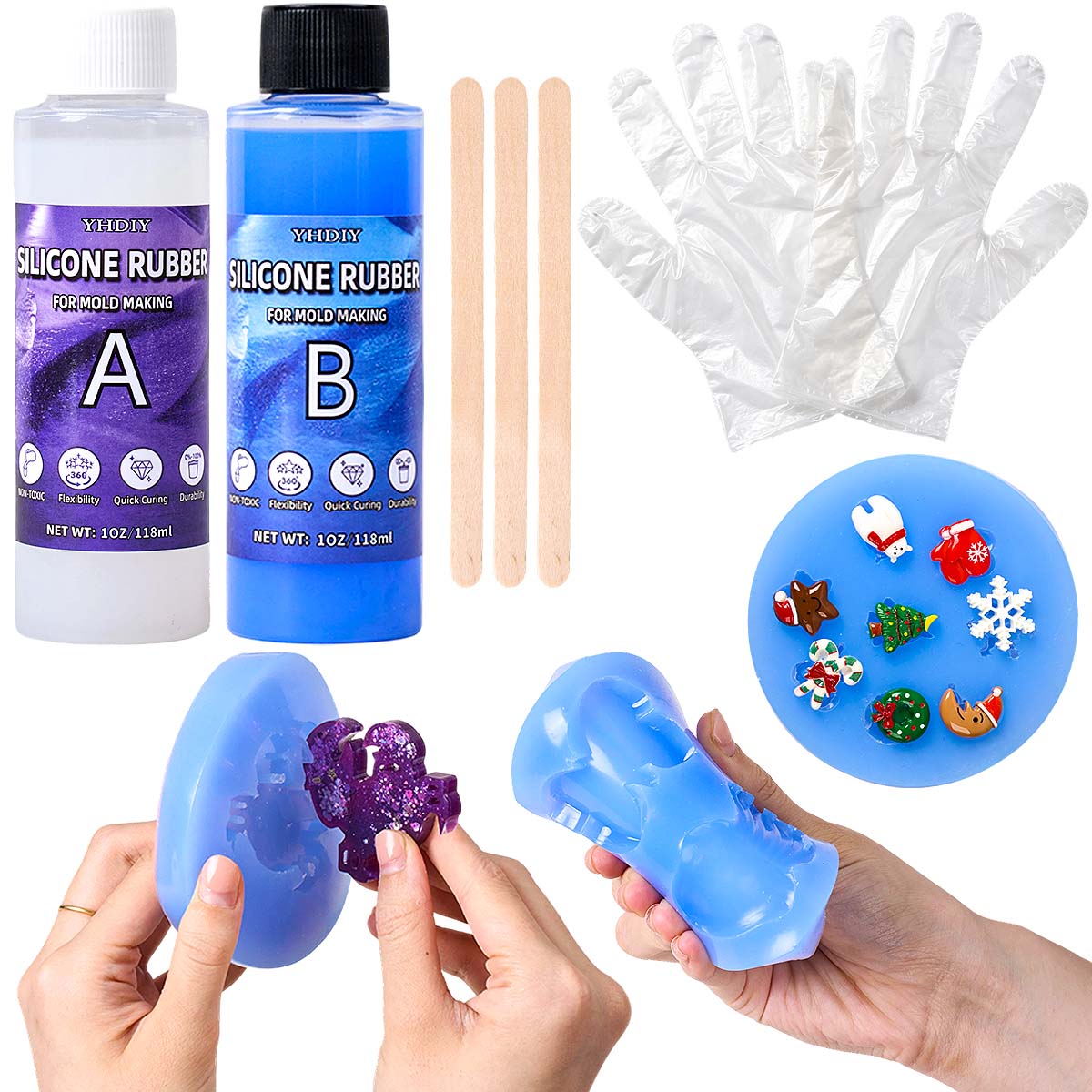 Soap Making Diy Kit - Kit de Molde de Silicona de