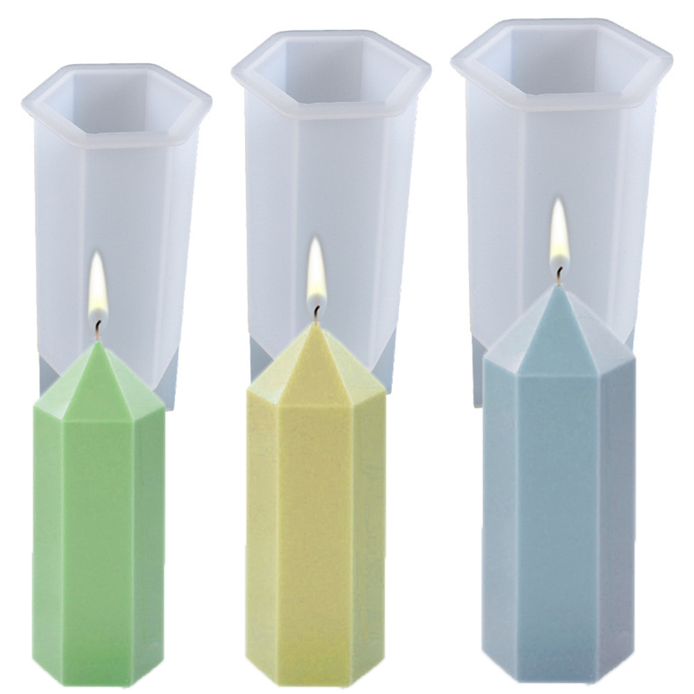 Soap Making Diy Kit - Moldes de vela de columna Hexagonal