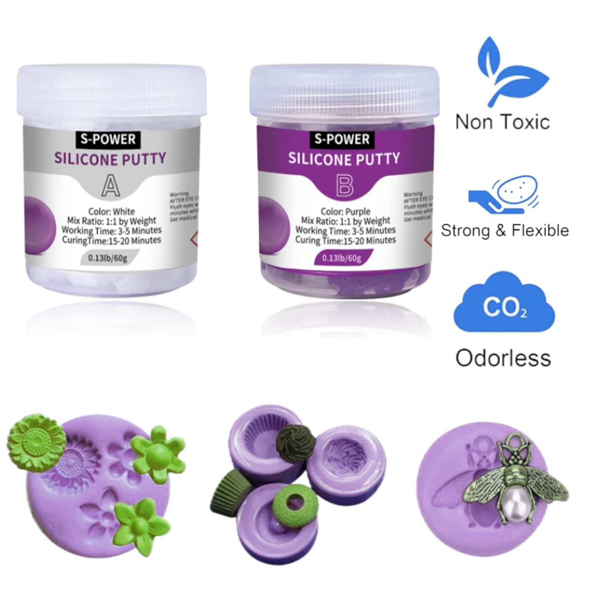 Soap Making Kit For Beginners - Kit de masilla de moldeo de