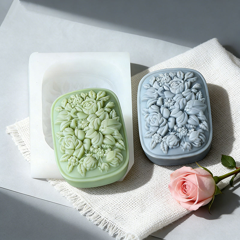 Soap Making Instructions - Molde de Silicona Cuadrado para Jabón