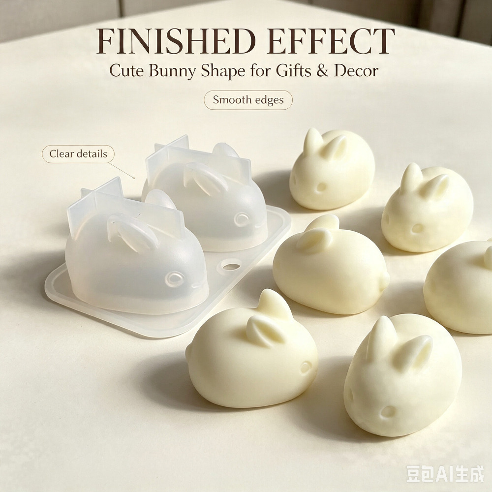 Molde de Silicona 3D de Conejo - Soap Making Instructions reseña y precio