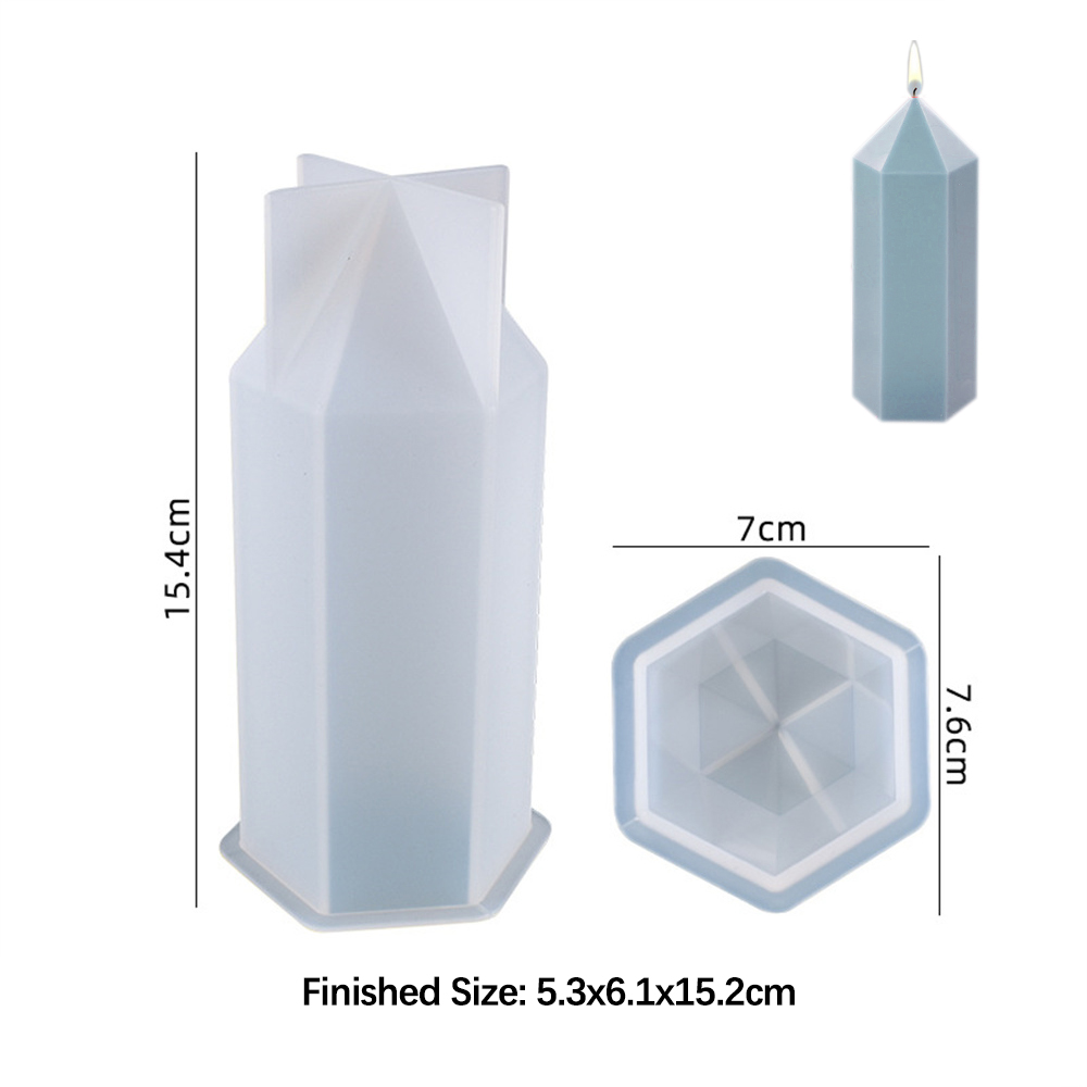 Moldes de vela de columna Hexa - Soap Making Diy Kit reseña y precio
