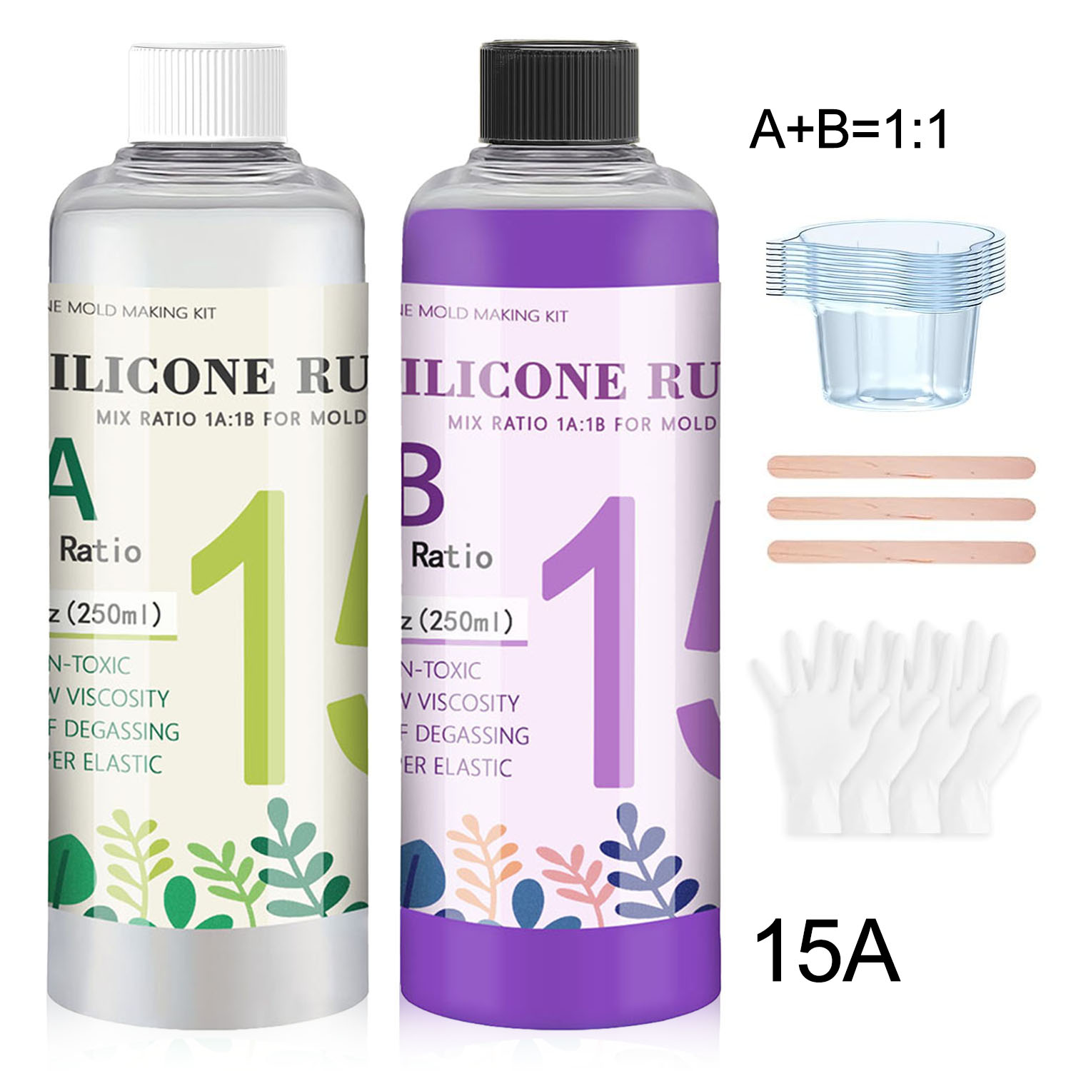 Silicona Líquida Morada, Relac - Soap Making Kit For Beginners reseña y precio