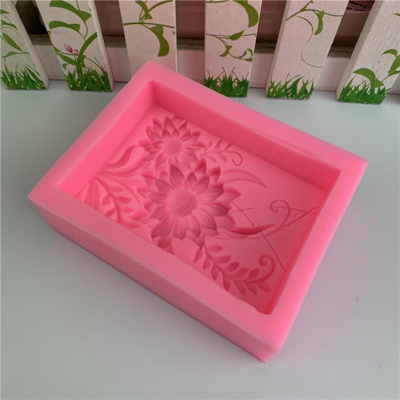 Molde de silicona 3D cuadrado  - Soap Making Kit For Beginners reseña y precio