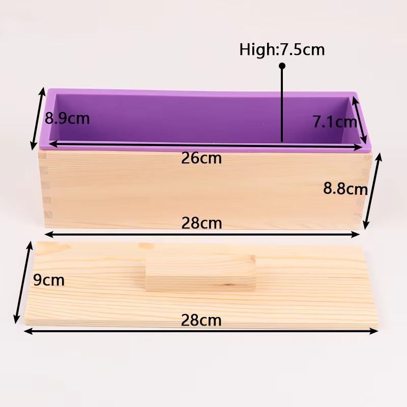 Molde de silicona rectangular  - Soap Making Kit For Beginners reseña y precio